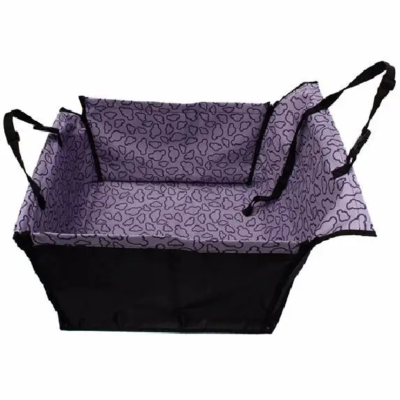 Чехол для сиденья для домашних собак, водонепроницаемый чехол для заднего сиденья, защита сиденья для собак, безопасные аксессуары для собак, защитная подвесная койка для животных - Цвет: Purple