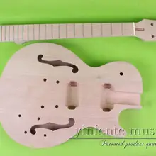 Один 045# незавершенный корпус электрогитары и шеи из красного дерева