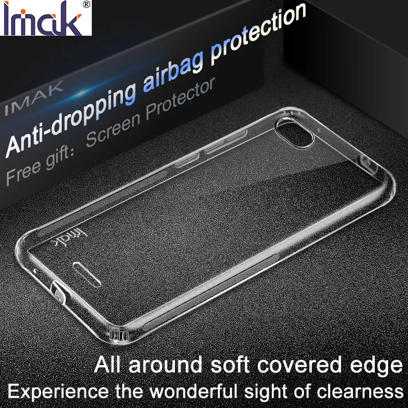 Чехол IMAK Corners Airbag для Xiaomi Redmi 6A прозрачный чехол из ТПУ полное покрытие Redmi6A