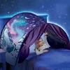 Tienda de cama para niños bebé dibujos animados Snowy plegable portátil casa de juegos cómodo dormir interior campo al aire libre Tipi juguetes para ni?os ► Foto 1/6