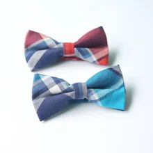 Мужской хлопчатобумажный галстук-бабочка, повседневный модный клетчатый галстук для мужчин, вечерние галстуки-бабочки ярких цветов в английском стиле, 30 шт./партия