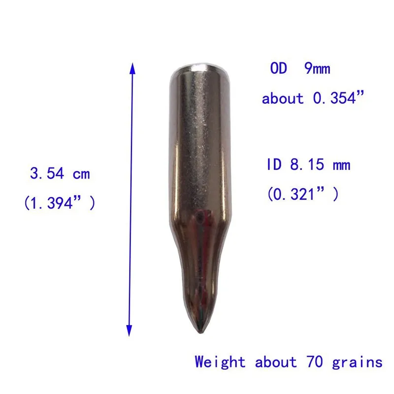 24/50 шт 70Gr стрельба из лука стрелка Сталь целевой точки советы подходят 8 мм древесины бамбука стрелка вал стрельбы Целевая аксессуары