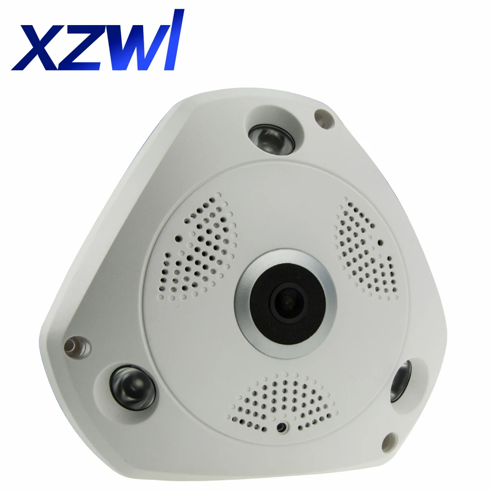 3.0MP 3D VR Cam WIFI IP Camera Fisheye Lens HD Panorama WI FI Camera