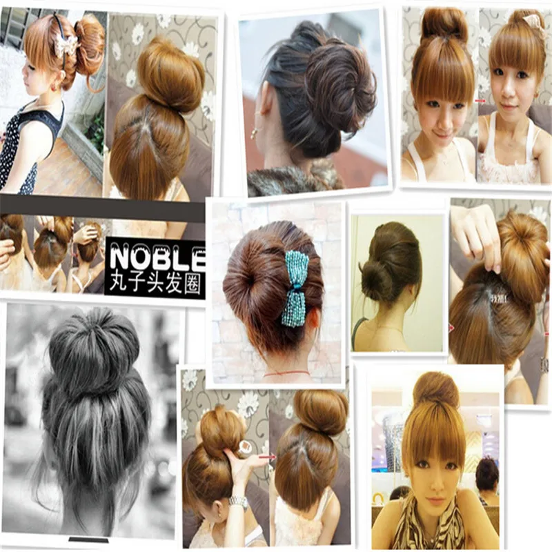 

Women Lady Girl Headband Hair Styling Ring Style Dispenser Buns Head Tool Hair Ring for Women Hair Accessories Hairband