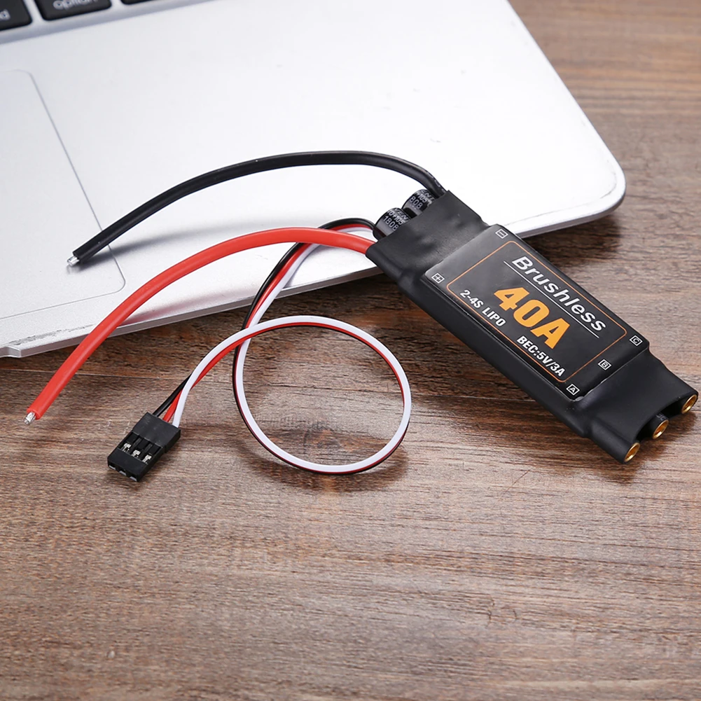 40A бесщеточный Дрон ESC части для самолетов компоненты аксессуары регулятор