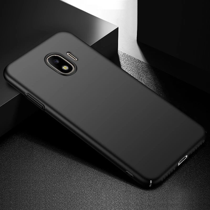 YonLinTan Coque cover Case For Samsung galaxy J4 J 4 2018 hard Pc On luxury plain Matte Phone Protector Back Etui | Мобильные