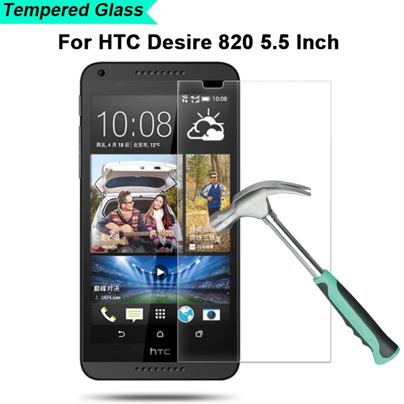 Для HTC Desire 820 820G + 820s 820q 5 &quotтвердость 9H 2.5D ультратонкое Закаленное стекло пленка