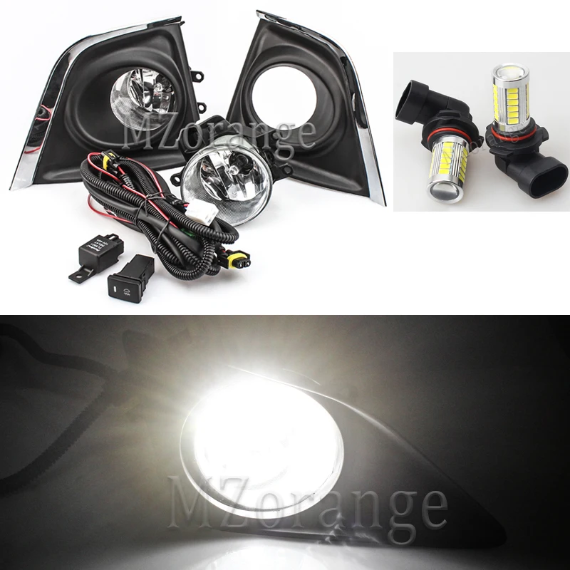 2Pcs Front LED Fog Lights For Toyota Corolla 2014 2015 2016 with