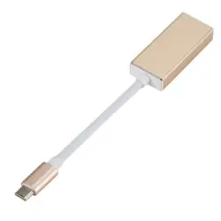 Type-C USB 3,1 для miniDP адаптер Thunderbolt 3 USB-C для мини-преобразователь дисплейного порта type-C Мини DP адаптер