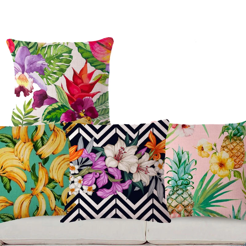 Buy Square 18" Creative Bamboo Pattern Cushion Cover