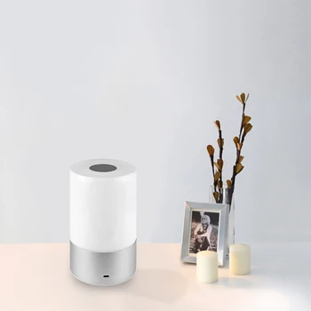 

Lemonbest Rechargeable RGB LED Bedside Night Light Indoor Decoration Touch switch Multi-color Table Lamp