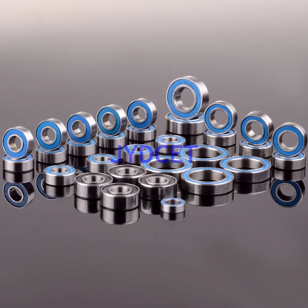 Blue Ball Bearing 33PCS KIT Metric Rubber Sealed on Two Sides RC Car For RC-Traxxas E Revo Racing 52100 Chrome Steel | Игрушки и хобби