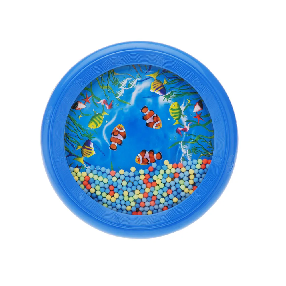 Ocean Wave Bead Drum Gentle Sea Sound Musical Educational Toy Tool for Baby Kid Child | Спорт и развлечения