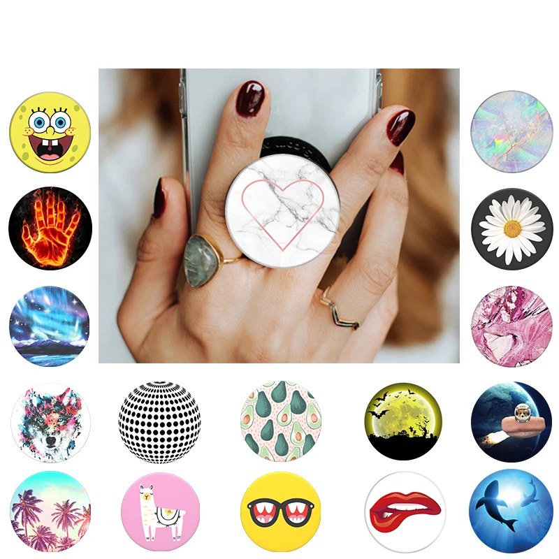 PopSoket Новый мраморный Универсальный держатель для мобильного телефона Pops
