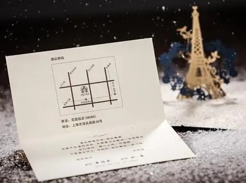  New Arrive 3D greeting cards Eiffel Gift Greeting 3D Blessing Cards invitation card wedding card - 32672112582