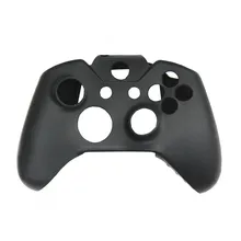 Черные Мягкие силиконовые серьги кожаный чехол для Microsoft Xbox One контроллер
