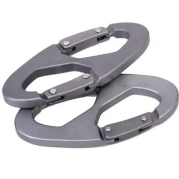 

Snap Clip Carabiner Hiking Bottle Scouts Buckle Keychain portable key chain Aluminum