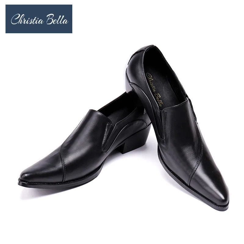 Christia Bella Genuine Leather Men Shoes Casual Business Dress Shoes Autumn Oxford Shoes for Men Slip on Bullock Shoes Men Flats Christia Bella Genuine Leather Men Shoes Casual Business Dress Shoes Autumn Oxford Shoes for Men Slip on Bullock Shoes Men Flats