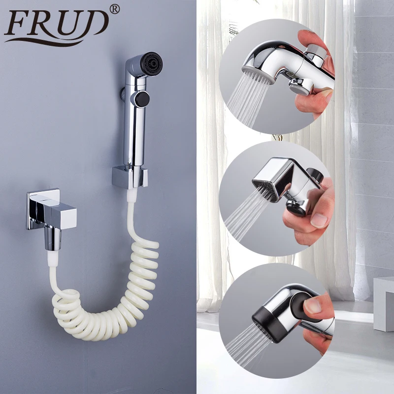 

FRUD Bidets handheld bidet sprayer bidet faucets toilet shower mixer tap muslim shower mixer washers wall mounted Sprayer Shat