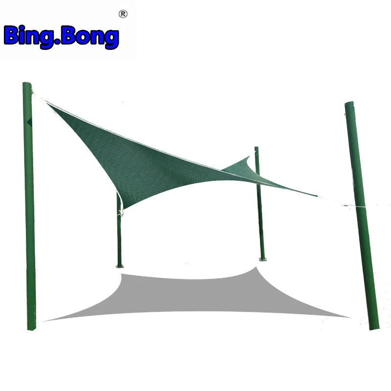 Sombrilla para el sol al aire libre vela 4x6 m PU impermeable 100% tela Toldo para la playa piscina, balcón