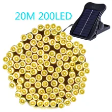 Солнечные огни Открытый-светодиодный гирлянды Крытый/Открытый водонепроницаемый Декор огни для сада, патио, окна, деревья, вечерние