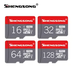 Высокая скорость класс 10 Micro SD карты 32 Гб 16 Гб/64 Гб/128 ГБ SDXC 4 ГБ 8 ГБ SDHC флэш-карта памяти TF карты Бесплатная SD адаптер