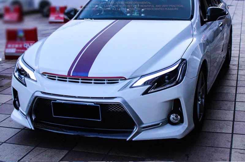 Светодиодный фонарь для Toyota Reiz Mark X 2013 2015 HID Xenon фары + светодиодный труба объектив
