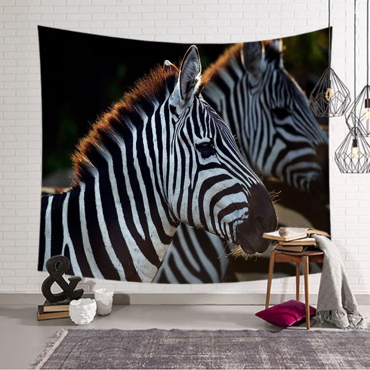 200x150 см 3d животное слон гобелен Тигр настенный арт Большой олень гобелен накидка на мебель пляжное полотенце
