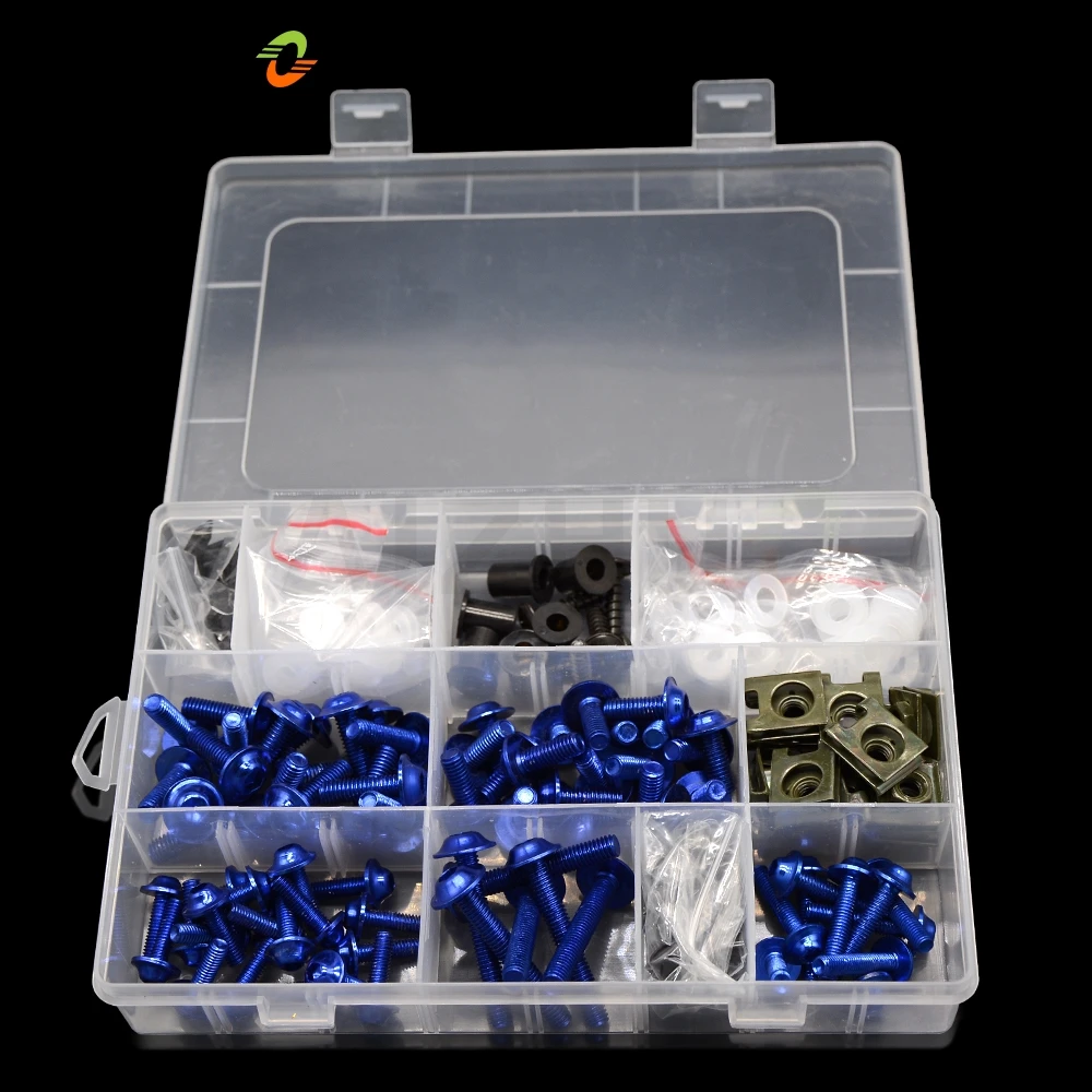 

Motorcycle Accessories Fairing Bolts Kit Bodywork Screws Nut For Suzuki Vstrom 650 1000 DL650 DL1000 TL1000S TL1000R GSX1300R