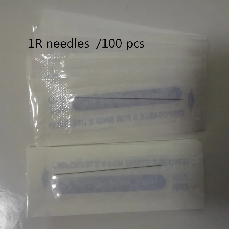 

100 Pcs 1R For Permanent Makeup Good Quality Traditional Tattoo Needles Independent Package