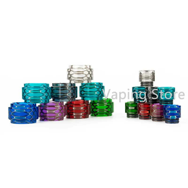 

VooPoo UFORCE T2 Tank 5ml Replacement Resin Cobra Tube Kit Delrin Honeycomb Glass Tube with Drip Tip