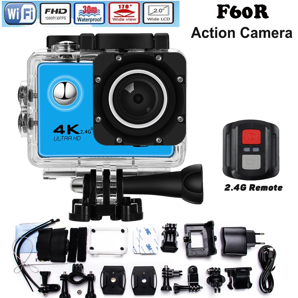 Original Upgraded version F60 / F60R go pro style Ultra HD 4k Action