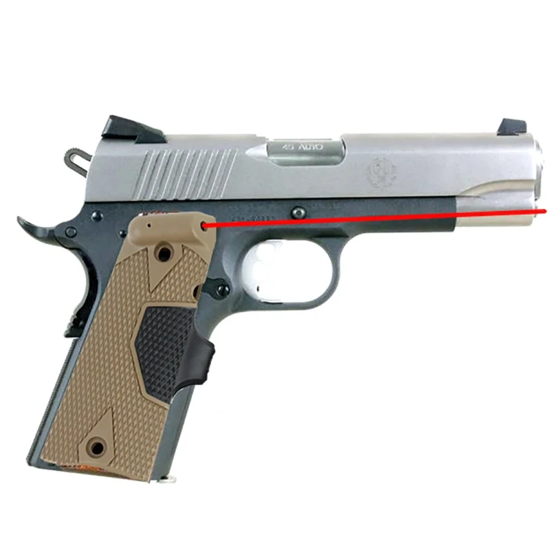 Airsoft Outdoor Game Tactical LXGD Red Dot Laser Sight plastic Grips for GBB 1911 With Red Laser