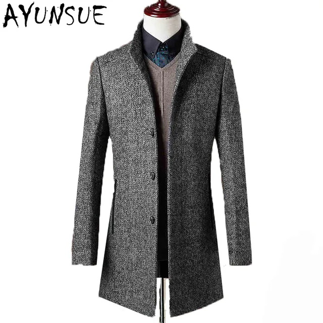 LONMMY 2018 Mens jackets and coats Cotton Militar style