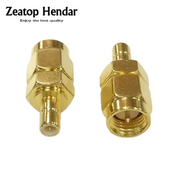 

100pcs SMA Male Jack to SMB Male Plug Gold Plated RF Coaxial Connector Straight Adapter