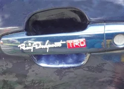 

1 pair/lot,TRD 3D PVC Car handle bar sticker,Chrome Badge Emblem Decal, 5 pairs 20% off