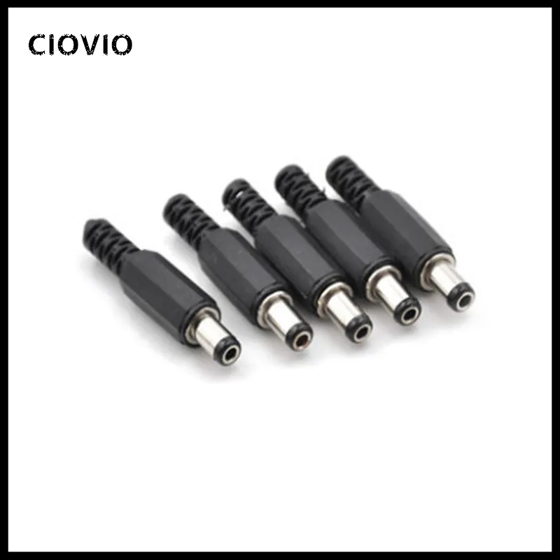 10 pcs  Plastic Male Plugs + Female Socket Panel Mount Jack DC Power ConnectorElectrical Supplies 