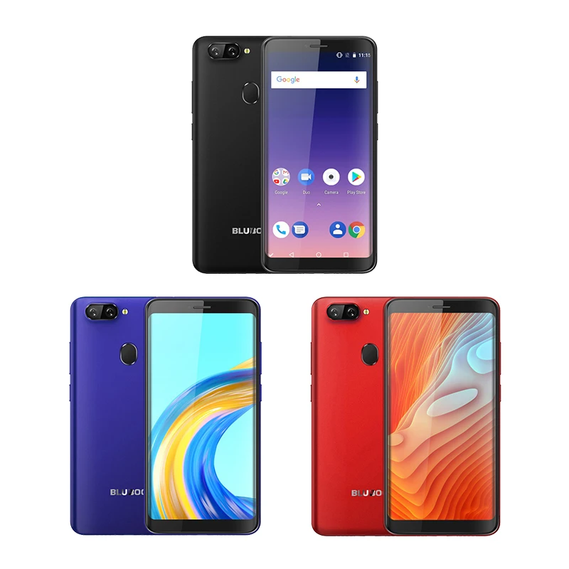 Bluboo D6 Pro Мобильный телефон Android 8 1 5 inch 2 GB 16 18:9 8MP двойной Камера MT6739 4 ядра Face ID