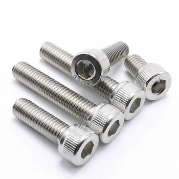 

10/20/30Pcs M2 M2.5 DIN912 Hex Socket Head Cap Screws Marine Grade A4 316 Stainless Steel Allen Bolts Length 4\5\6\8\10\12mm
