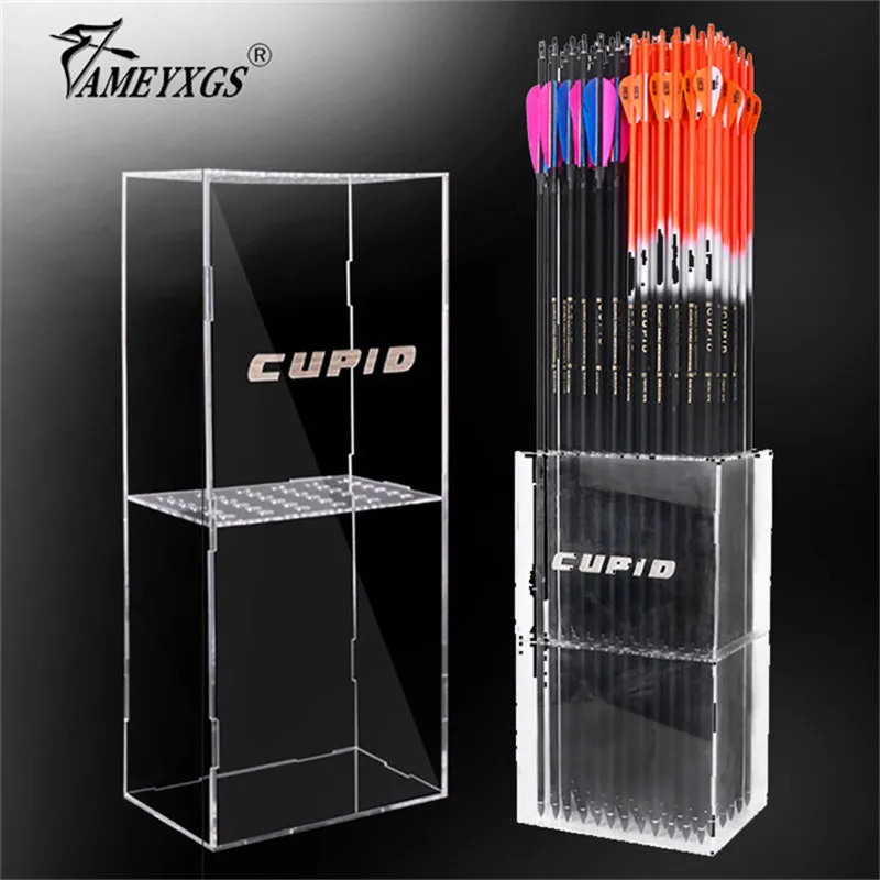 

1pc Archery Acrylic Arrows Storage Bracket Detachable Arrow Insert Quiver Protect Box Bow And Arrow Hunting Shooting Accessories
