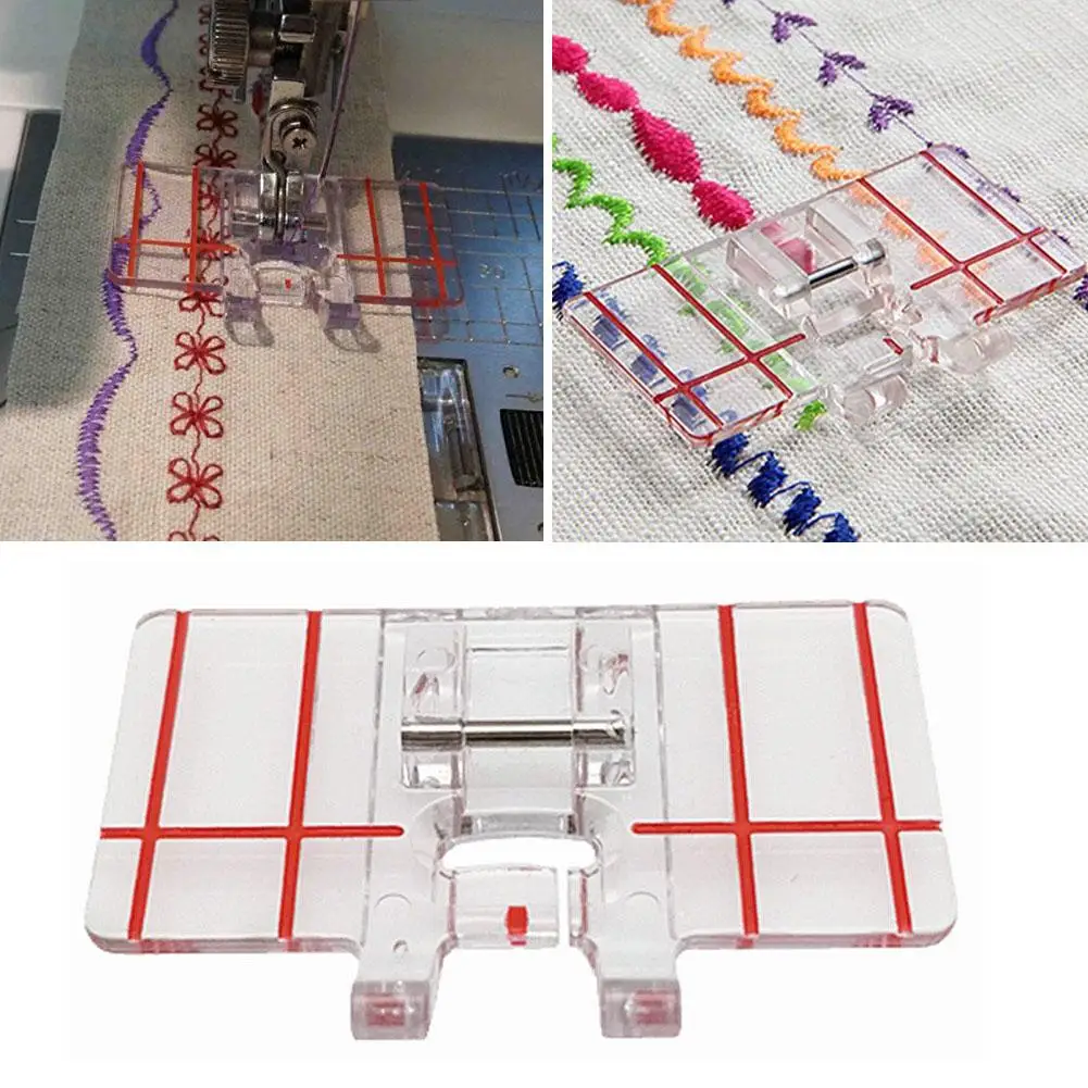 

40# Portable Universal Plastic Low Shank Sewing Machine Presser Foot for Singer Require Low Shank Adaptor Etc sewing machine
