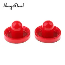 MagiDeal 2 шт. 60 мм Воздушный хоккейный Войлок толкатели Goalie ручки весла Замена маленький красный