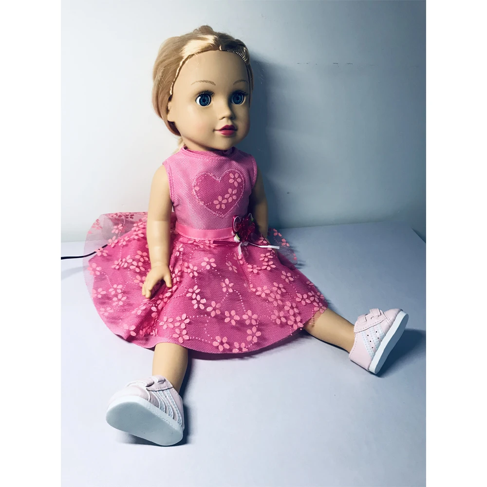 Новая Мода BJD SD 7 см кукла обувь для кукол подходит 43 см ребенок и 1" Розовый Белый спортивная обувь Кукла аксессуар