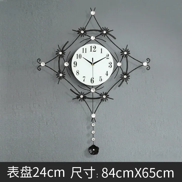 European Minimalist Creative Wall Clock Modern Home Clock Living Room Mute Clock Fashion Decorative Quartz Clock Hot Sale - Цвет: F