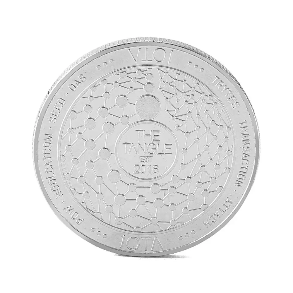 IOTA virtual digital currency Bitcoin embossed three-dimensional commemorative coin