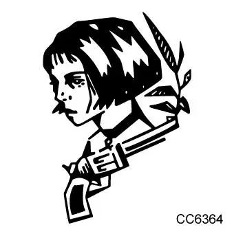

Temporary Tatoo Fake Tattoo Sticker Old School Cool Gun Girl Tattoos Waterproof Tatouage Hand Neck Body Art Tatto For Women Men