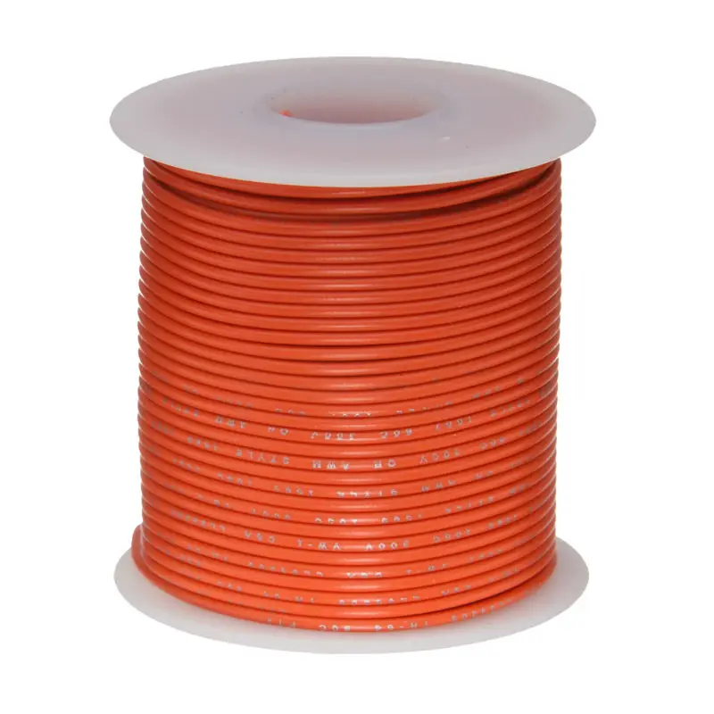 

20M 20 AWG Tinned Stranded Copper Cables Orange UL1007 PVC Electronic Wires Cable 300 Volts
