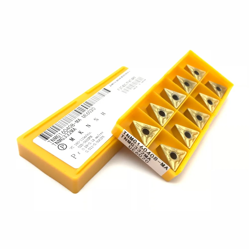 20Pcs TNMG160408 MA TNMG332MA UE6020 New Original MITSUBISHI Carbide Inserts Turning Inserts Lathe Tools