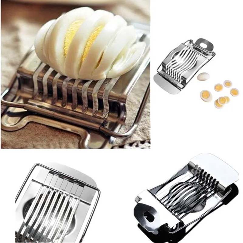 DIY Creative Stainless Steel Egg Cheese Salad Cutter Slicer Chopper egg