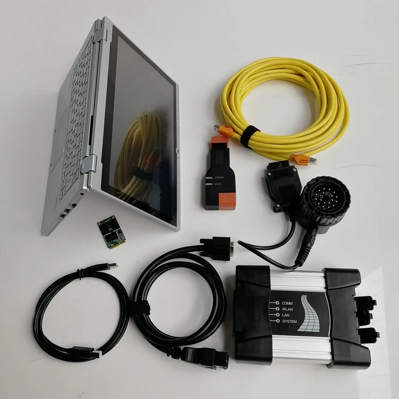 

V12.2019 Software for BMW Icom Next ISTA-D 4.20 ISTA-P 3.66 Inpa in 480GB mini SSD and Used laptop CF-AX2 I5 4G Auto Diagnose